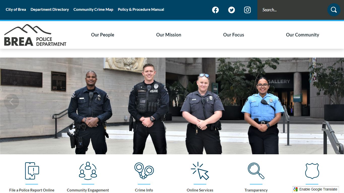 Police Services | Brea, CA - Official Website