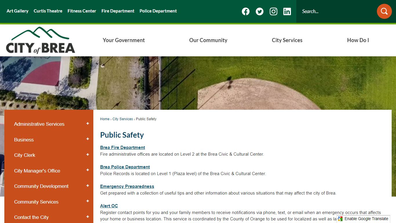 Public Safety | Brea, CA - Official Website